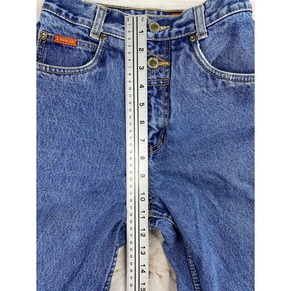 Vintage Lawman Jeans Womens Jr 3 Western Denim High Rise Bareback Cowgirl Button - Picture 3 of 11